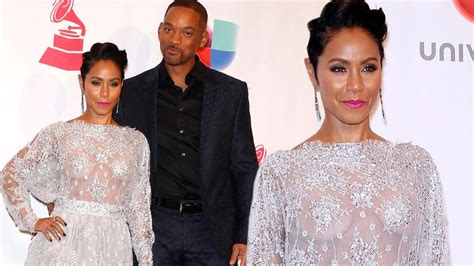 jada pinkett smith boobs|Jada Pinkett Smith Bares Her Breasts in Sheer Dress at Latin。